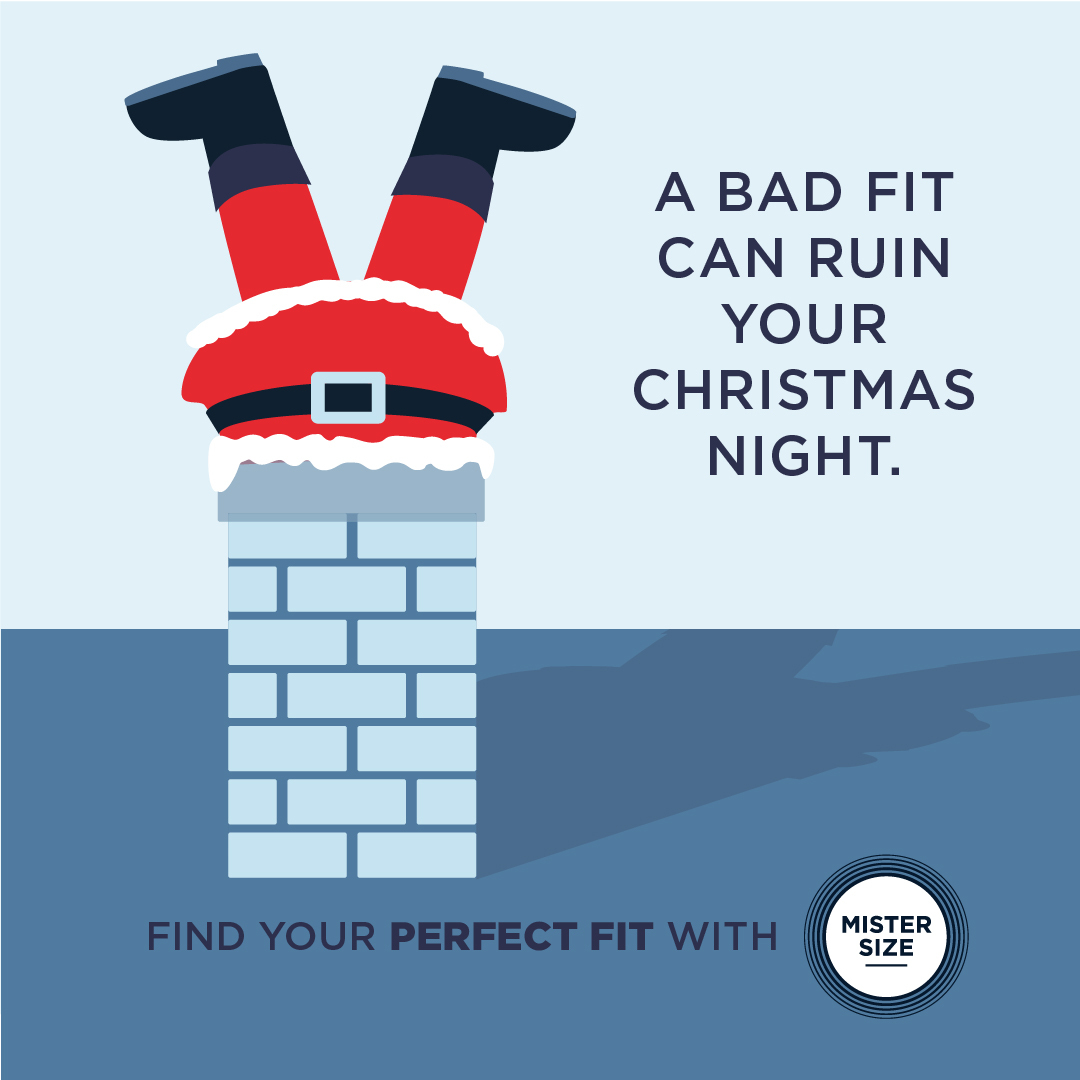 Papá Noel está atascado en la chimenea porque está demasiado gordo
